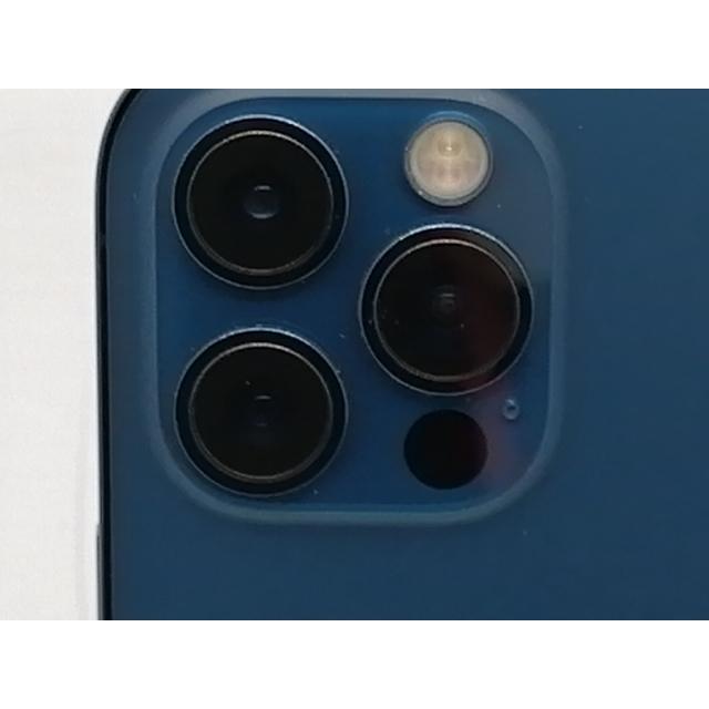 【中古】Apple docomo 【SIMロック解除済み】 iPhone 12 Pro 512GB パシフィックブルー MGMJ3J/A【OSU301】保証期間１ヶ月【ランクC】の画像