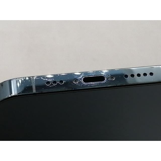 【中古】Apple docomo 【SIMロック解除済み】 iPhone 12 Pro 512GB パシフィックブルー MGMJ3J/A【OSU301】保証期間１ヶ月【ランクC】の画像