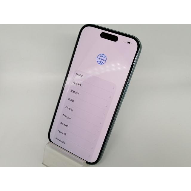 【中古】Apple 国内版 【SIMフリー】 iPhone 16 128GB ティール MYDV3J/A【OSU301】保証期間１ヶ月【ランクA】の画像