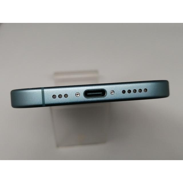【中古】Apple 国内版 【SIMフリー】 iPhone 16 128GB ティール MYDV3J/A【OSU301】保証期間１ヶ月【ランクA】の画像
