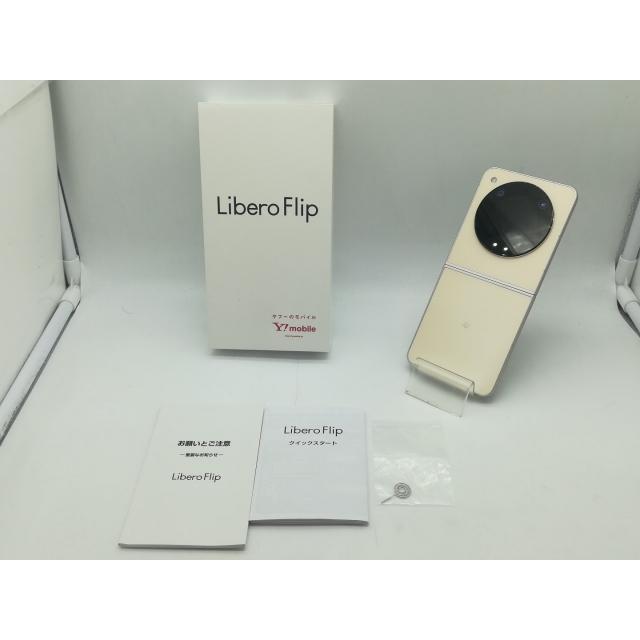 中古】ZTE ymobile 【SIMフリー】 Libero Flip 6GB 128GB ゴールド