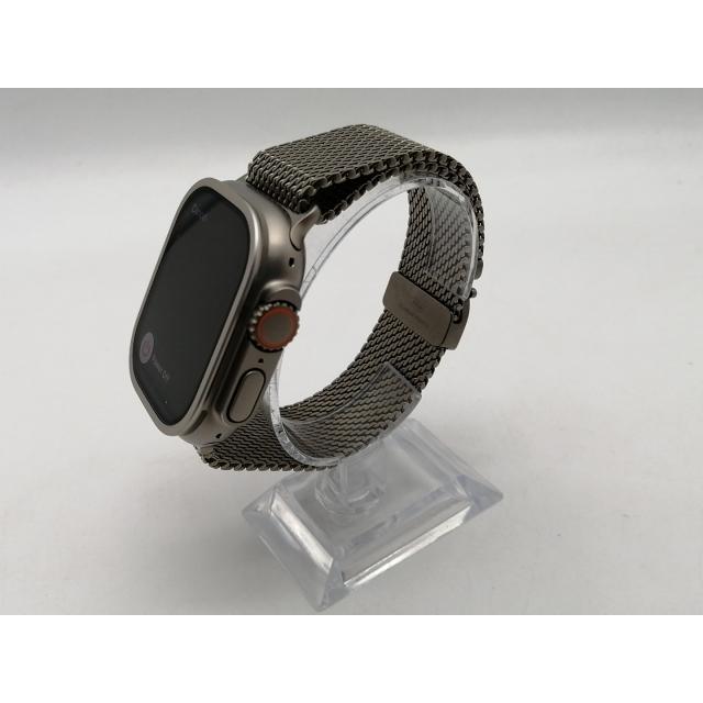 【中古】Apple Watch Ultra3 49mm Cellular ナチュラルチタニウムケース/ナチュラルチタニウムミラネーゼループL MF0E4J/A【OSU301】保証期間１ヶ月【ランクA】の画像