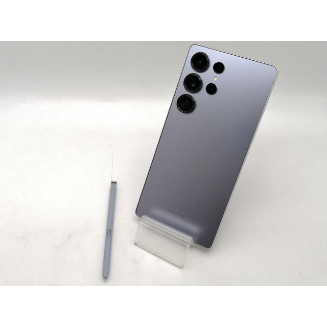 【中古】SAMSUNG SoftBank 【SIMフリー】 Galaxy S25 Ultra チタニウムシルバーブルー 12GB 256GB SM-S938Z【OSU301】保証期間１ヶ月【ランクA】の画像