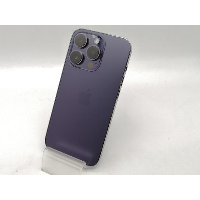 【中古】Apple 国内版 【SIMフリー】 iPhone 14 Pro 128GB ディープパープル MQ0F3J/A【浜松駅前】保証期間１ヶ月【ランクC】