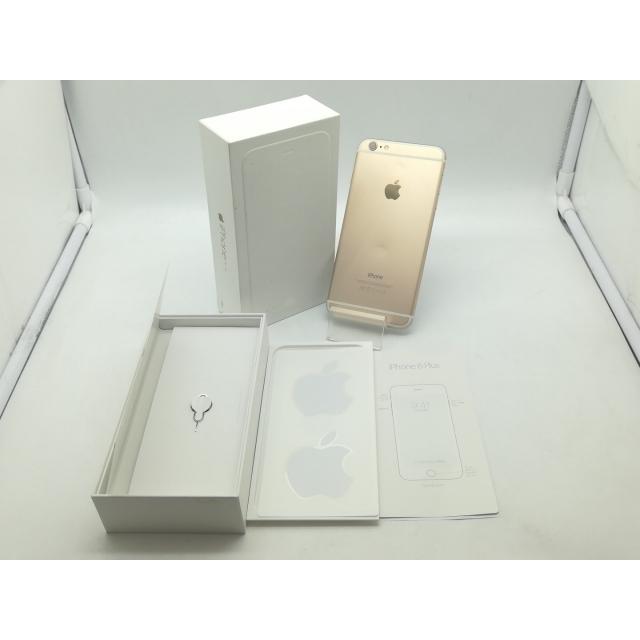 中古】Apple au iPhone 6 Plus 64GB ゴールド MGAK2J/A【OSU301】保証