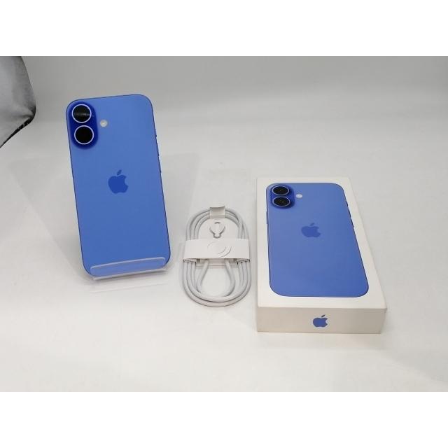 【中古】Apple 国内版 【SIMフリー】 iPhone 16 256GB ウルトラマリン MYE03J/A【浜松駅前】保証期間１ヶ月【ランクA】の画像