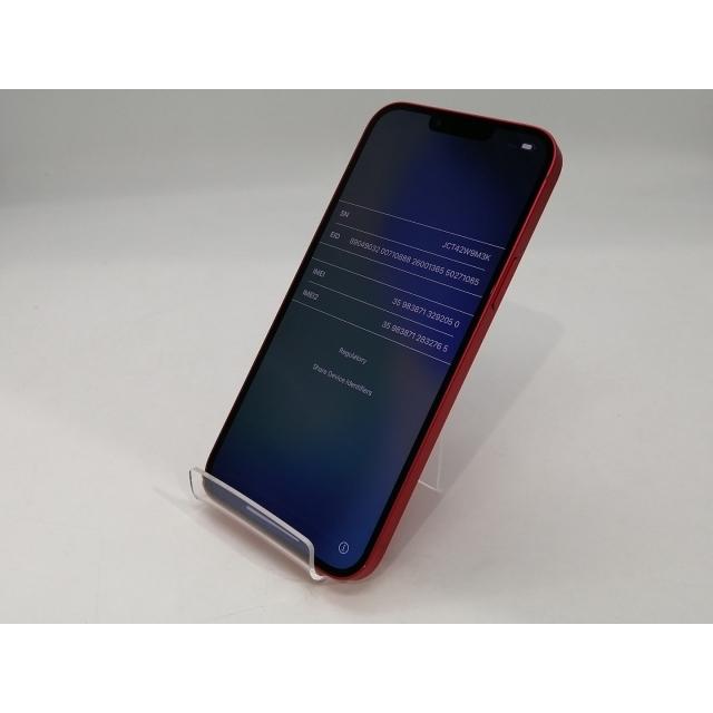 【中古】Apple au 【SIMフリー】 iPhone 14 Plus 128GB  (PRODUCT)RED MQ4F3J/A【浜松駅前】保証期間１ヶ月【ランクB】の画像