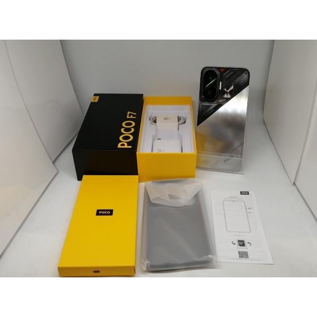 中古】Xiaomi 国内版 【SIMフリー】 Poco F7 シルバー 12GB 256GB