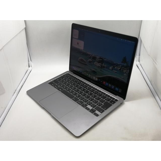 【中古】Apple MacBook Air 13インチ M1(CPU:8C/GPU:7C) 8GB/256GB スペースグレイ MGN63J/A (M1・2020)【大須2】保証期間１ヶ月【ランクC】