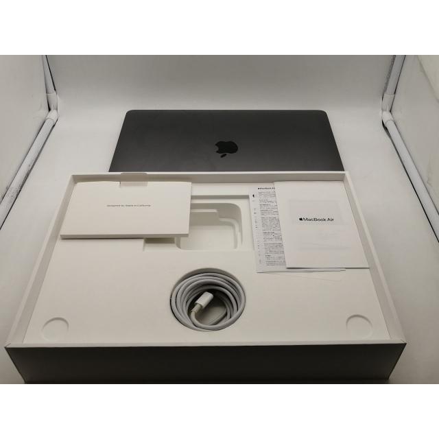 【中古】Apple MacBook Air 13インチ M1(CPU:8C/GPU:7C) 8GB/256GB スペースグレイ MGN63J/A (M1・2020)【大須2】保証期間１ヶ月【ランクC】の画像