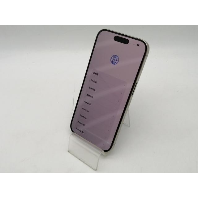 【中古】Apple 国内版 【SIMフリー】 iPhone 15 Pro 128GB ナチュラルチタニウム MTU93J/A【大須アメ横】保証期間１ヶ月【ランクA】の画像