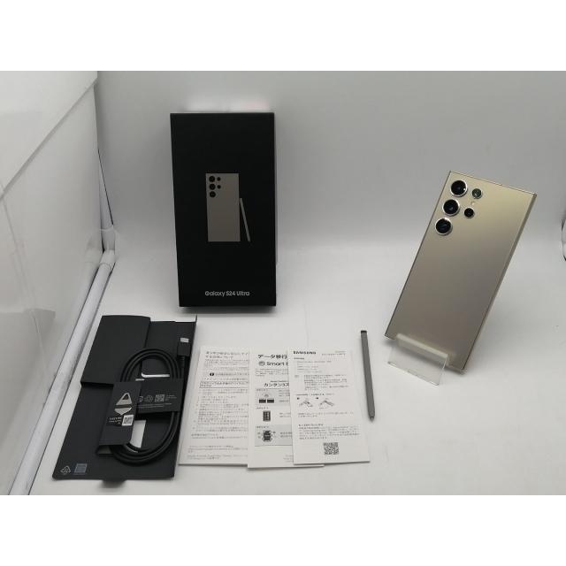 中古】SAMSUNG 国内版 【SIMフリー】 Galaxy S24 Ultra チタニウム
