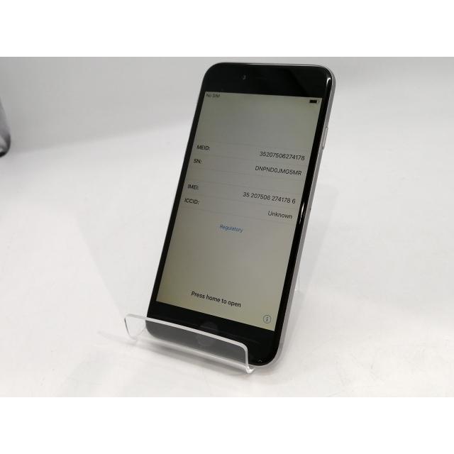 中古】Apple au iPhone 6 64GB スペースグレイ MG4F2J/A【浜松駅前