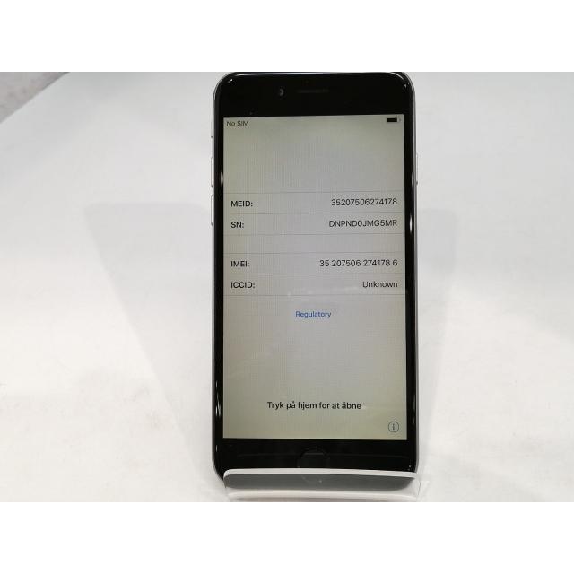 中古】Apple au iPhone 6 64GB スペースグレイ MG4F2J/A【浜松駅前