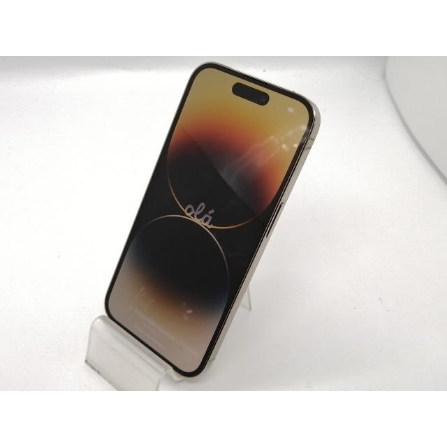 【中古】Apple 国内版 【SIMフリー】 iPhone 14 Pro 128GB ゴールド MQ073J/A【大須アメ横】保証期間１ヶ月【ランクB】の画像