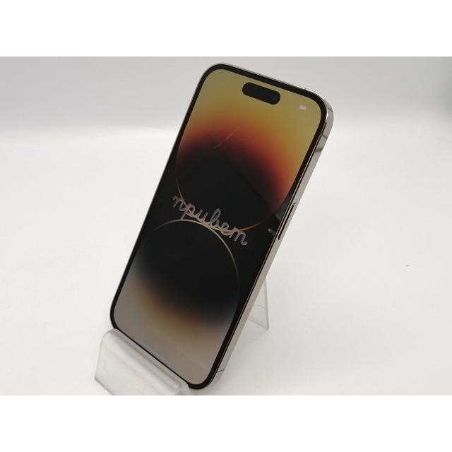 【中古】Apple SoftBank 【SIMフリー】 iPhone 14 Pro 256GB ゴールド MQ173J/A【大須アメ横】保証期間１ヶ月【ランクC】の画像