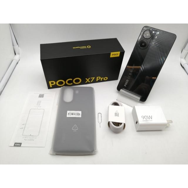 中古】Xiaomi 国内版 【SIMフリー】 Poco X7 Pro ブラック 8GB 256GB