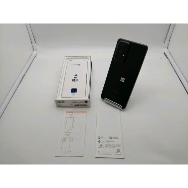 中古】SAMSUNG au 【SIMロック解除済み】 Galaxy A32 5G オーサム