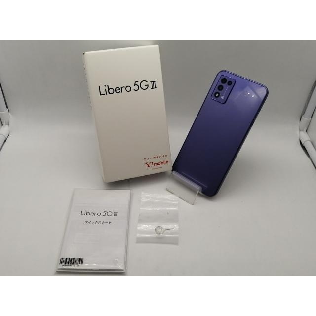 【未使用】✨Libero 5G III 64GB A202ZT /ZTE➕付属品 中古】ZTE ymobile 【SIMフリー】 Libero 5G III 4GB 64GB パープル