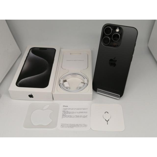 中古】Apple 国内版 【SIMフリー】 iPhone 15 Pro 256GB ブラック