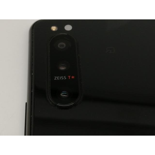 中古】SONY au 【SIMロック解除済み】 Xperia 5 II ブラック 8GB 128GB