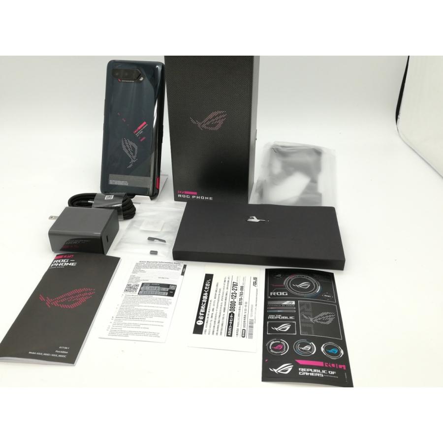 中古】ASUS 国内版 【SIMフリー】 ROG Phone 5 ファントムブラック  