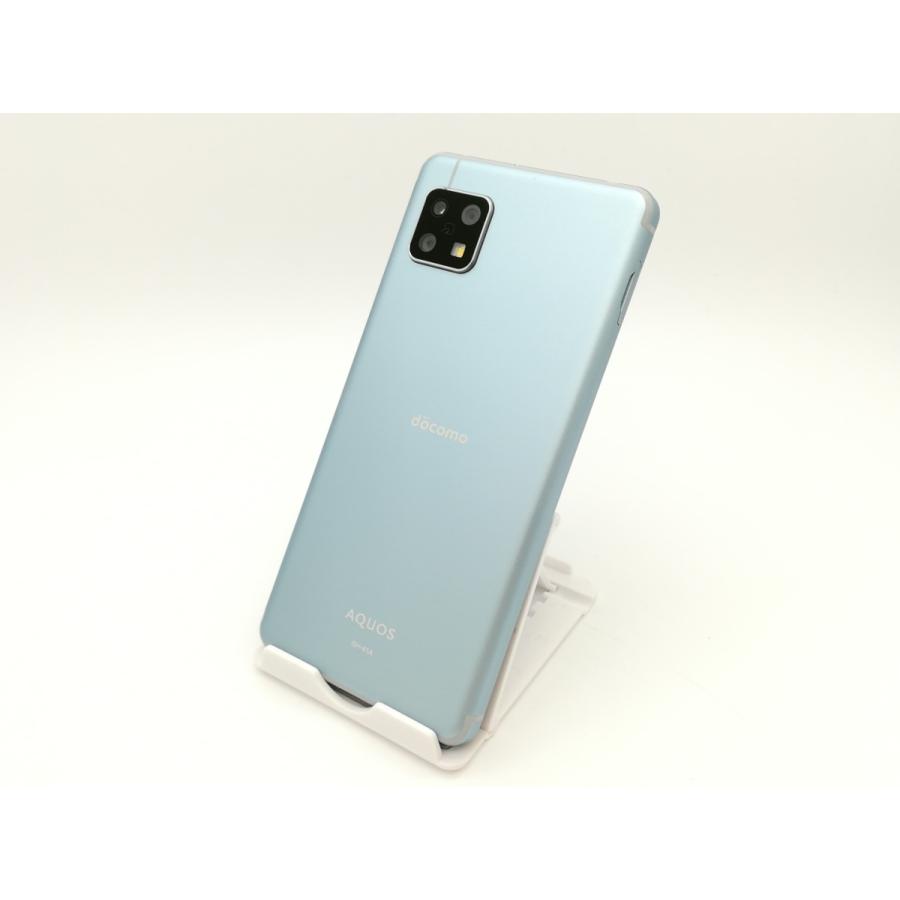 【中古】SHARP docomo 【SIMロック解除済み】 AQUOS sense4 ライトブルー 4GB 64GB SH-41A【ECセンター】保証期間１ヶ月【ランクA】｜janpara