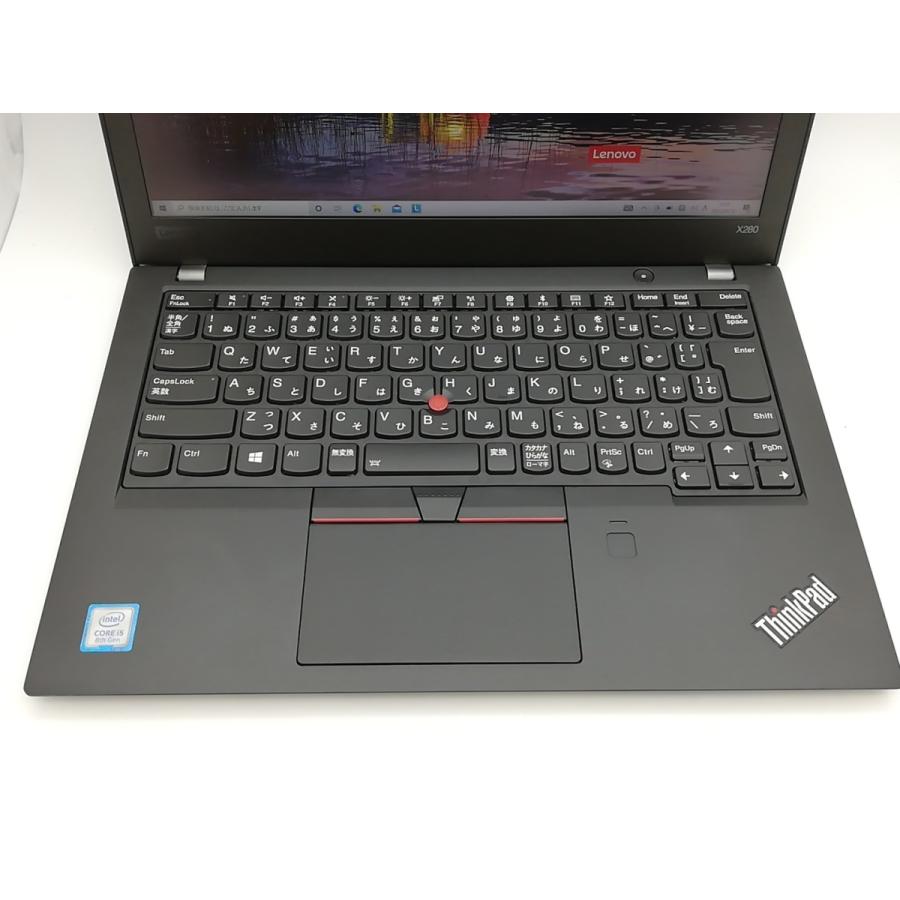 中古】Lenovo ThinkPad X280 20KFCTO1WW ブラック【ECセンター】保証 