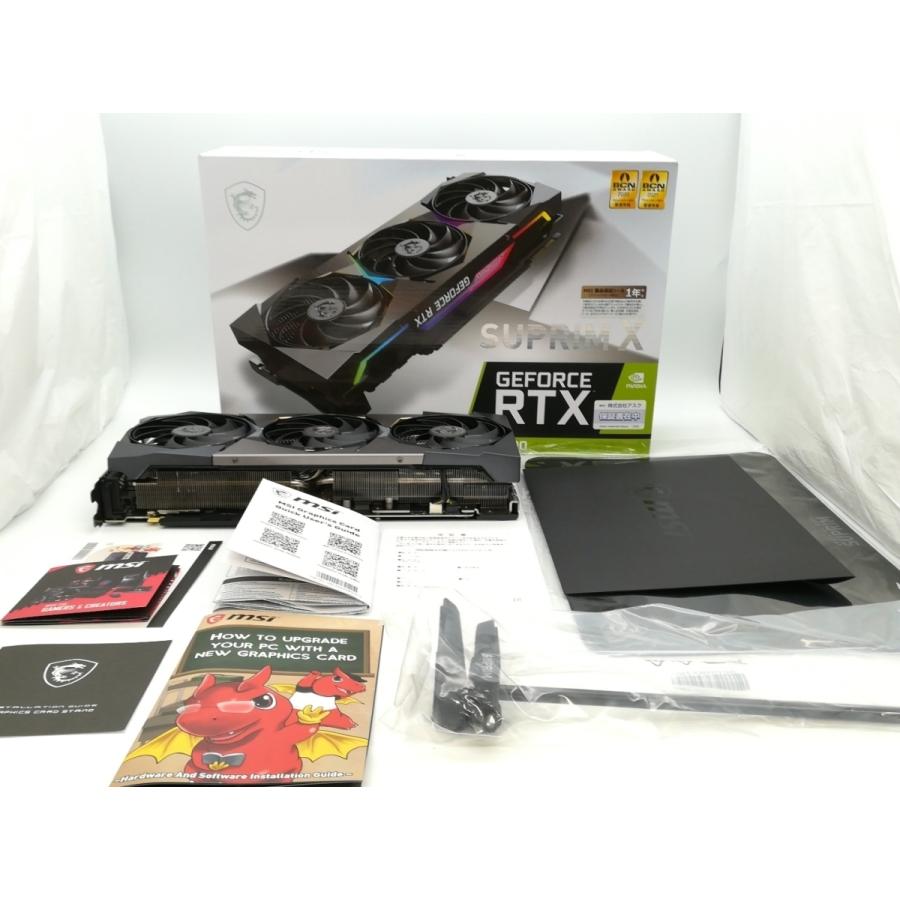 中古】MSI GeForce RTX 3090 SUPRIM X 24G RTX3090/24GB(GDDR6X 中古】MSI GeForce RTX 3090 SUPRIM X 24G RTX3090/24GB(GDDR6X
