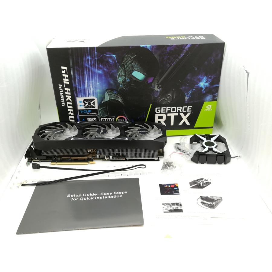 中古】玄人志向 GALAKURO GAMING GG-RTX3080-E10GB/TP RTX3080/10GB