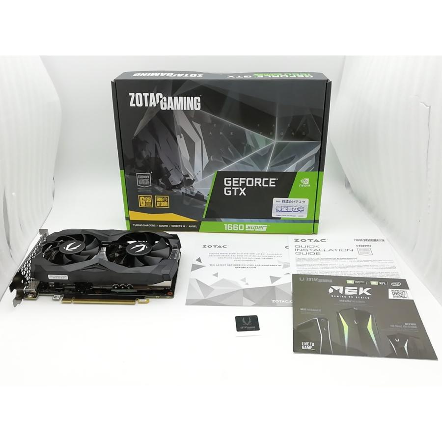 ZOTAC GAMING GTX1660 TWIN FAN 6GB中古品 ZOTAC GAMING GeForce GTX 1660 Twin Fan | ZOTAC