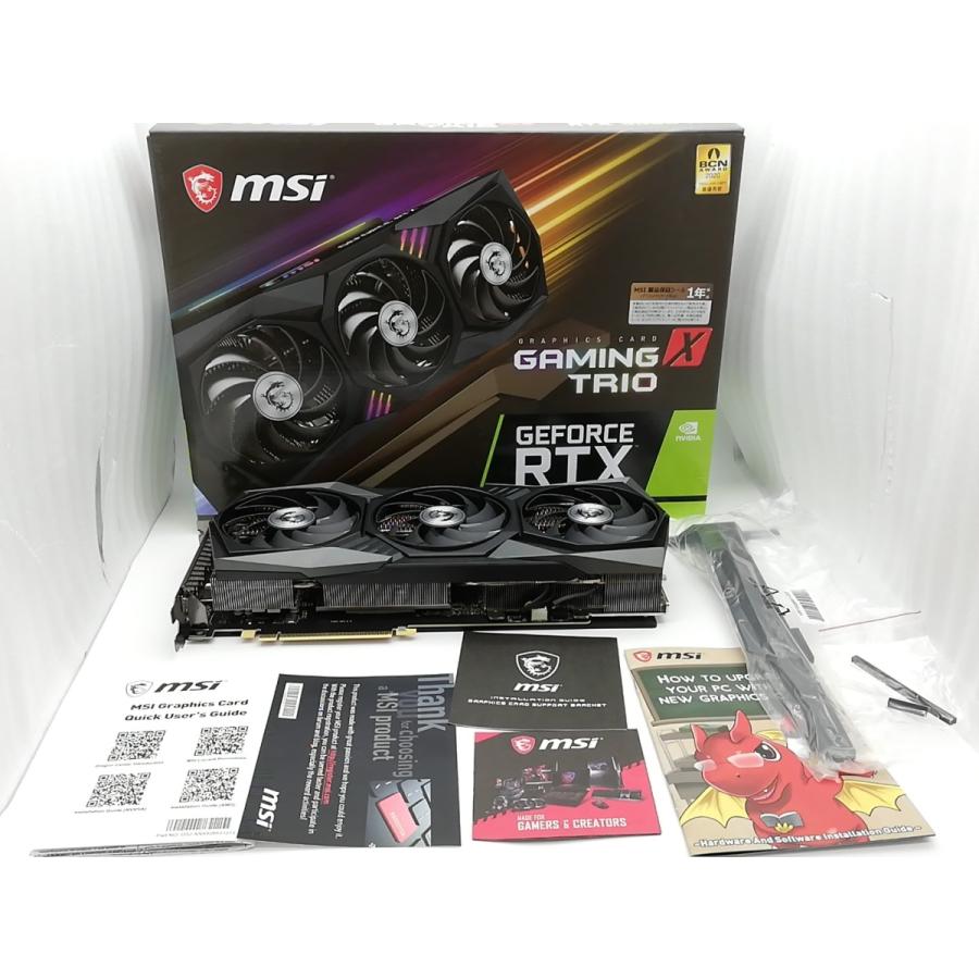 中古】MSI GeForce RTX 3060 Ti GAMING X TRIO RTX3060Ti/8GB(GDDR6 