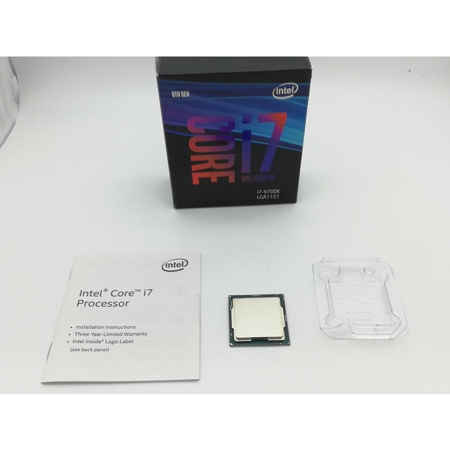 中古】Intel Core i7-9700K (3.6GHz/TB:4.9GHz/SRG15/R0) BOX LGA1151