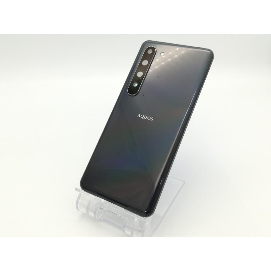 中古】SHARP SoftBank 【SIMロック解除済み】 AQUOS R5G ブラックレイ 