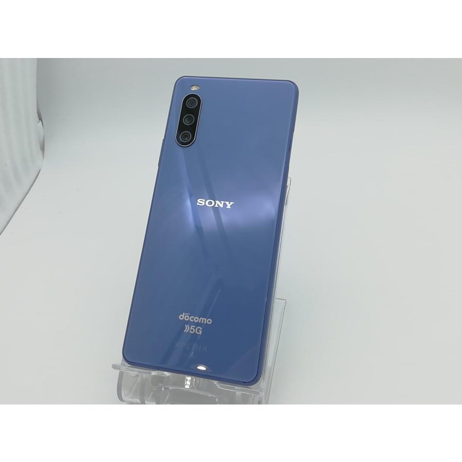 中古】SONY docomo 【SIMロックあり】 Xperia 10 III ブルー 6GB 128GB