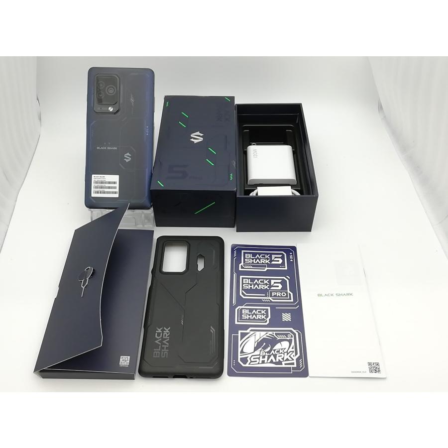 【中古】Black Shark 国内版 【SIMフリー】 Black Shark 5 Pro 12GB 256GB ブラック  KTUS-H0【ECセンター】保証期間１ヶ月【ランクA】