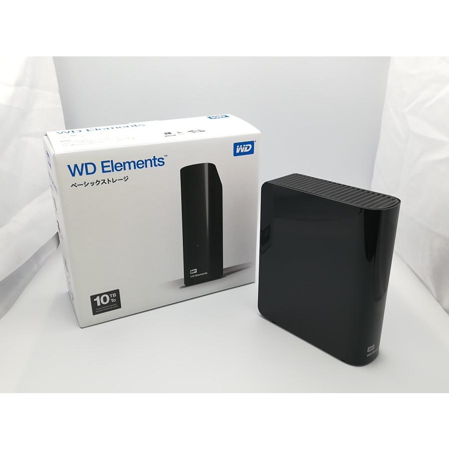 中古】W.D. WD Elements Desktop WDBBKG0100HBK-JESN 10TB/USB3.0【EC 