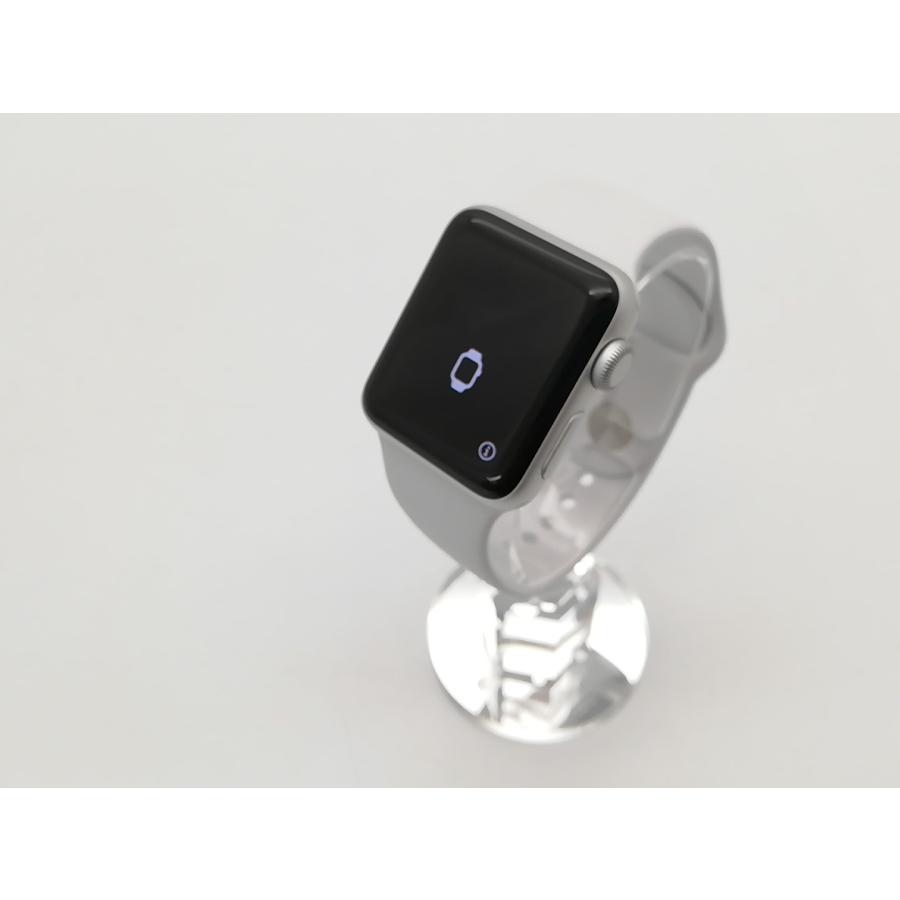 【中古】Apple Apple Watch Series3 38mm GPS シルバーアルミニウム/ホワイトスポーツバンド MTEY2J/A