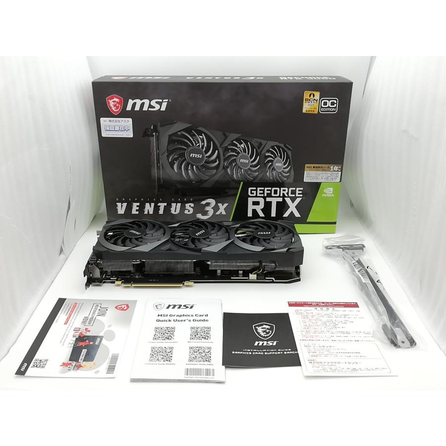中古】MSI GeForce RTX 3080 VENTUS 3X 10G OC LHR RTX3080(LHR 中古】MSI GeForce RTX 3080 VENTUS 3X 10G OC LHR RTX3080(LHR