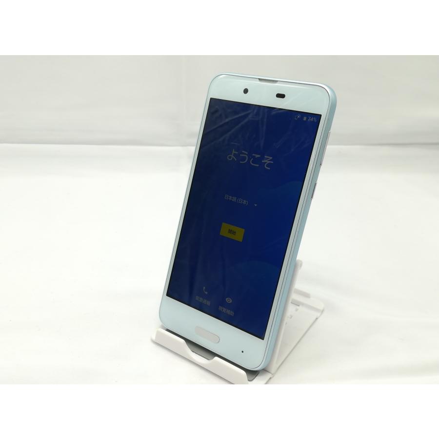 【中古】SHARP UQmobile 【SIMフリー】 AQUOS sense エアリーブルー SHV40_u【ECセンター】保証期間１ヶ月【ランクC】｜janpara｜02