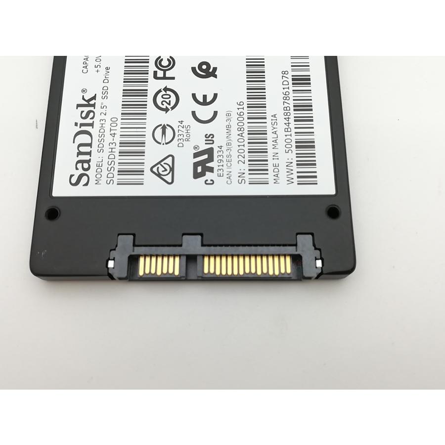 中古】SanDisk Ultra3D(SDSSDH3-4T00-J25) 4TB/6GbpsSATA【ECセンター 