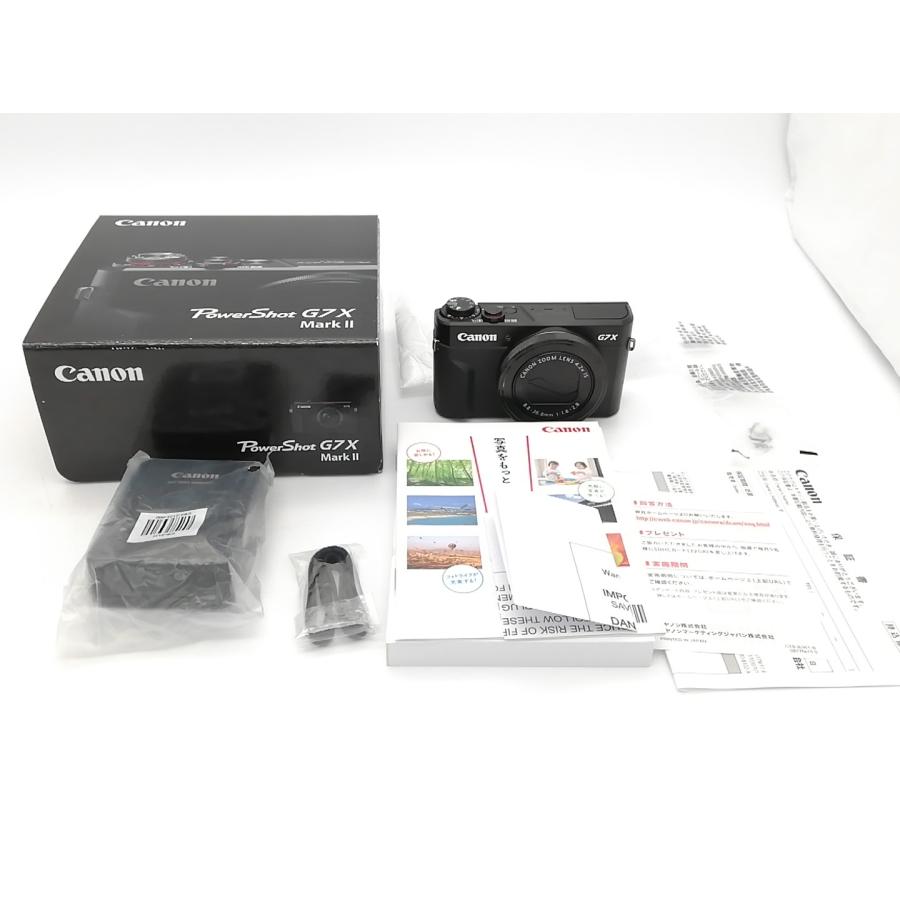 美品】【美品】Canon PowerShot G7 X Mark II 保証期間１ヶ月 デジタル