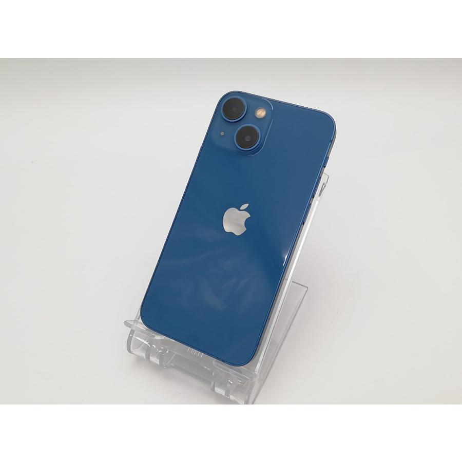 中古】Apple au 【SIMフリー】 iPhone 13 mini 128GB ブルー MLJH3J/A