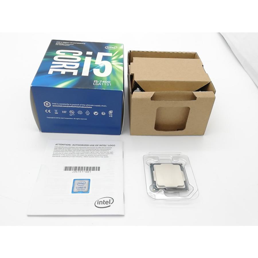 【中古】Intel Core i5-7400 (3GHz/TB:3.5GHz) BOX LGA1151/4C/4T/L3 6M/HD630 ...