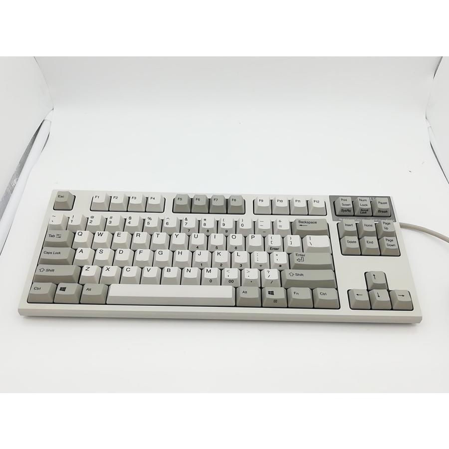 中古】東プレ REALFORCE TKL R2TL-US3-IV [英語配列/30g/アイボリー 