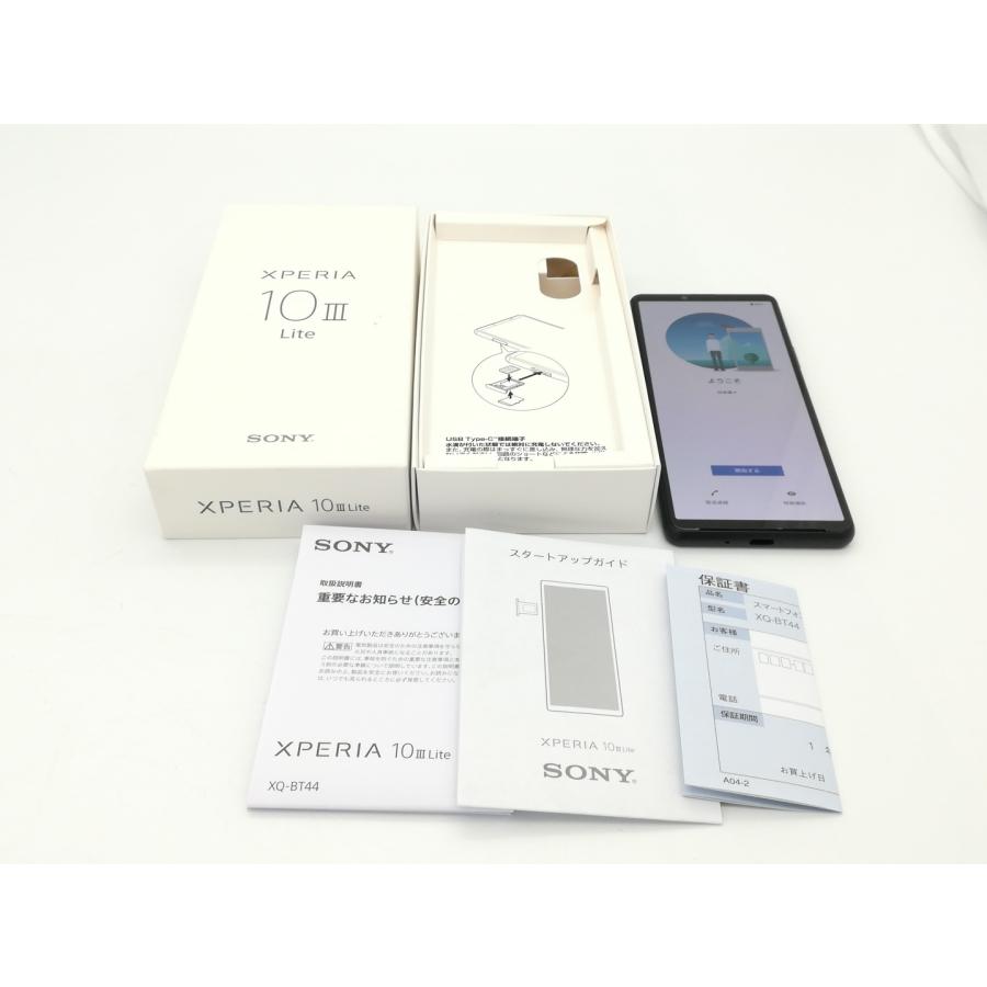 中古】SONY 楽天モバイル 【SIMフリー】 Xperia 10 III Lite ブラック