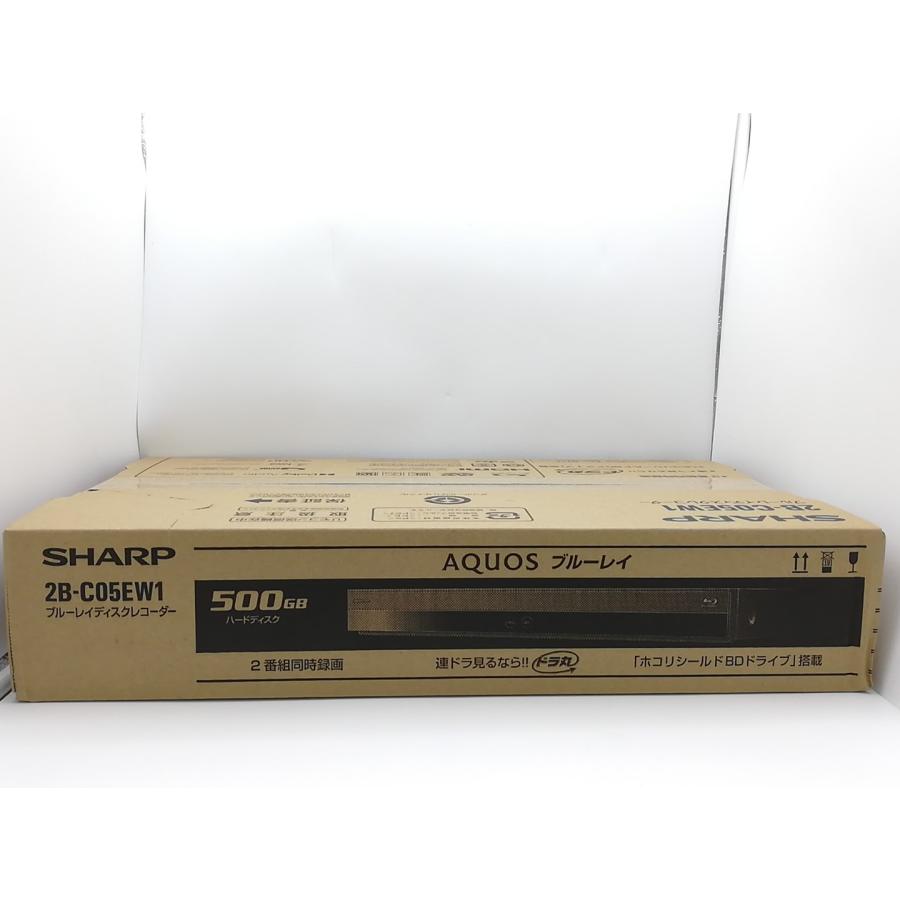 未使用】SHARP AQUOSブルーレイ 2B-C05EW1 （500GB/2022）【ECセンター