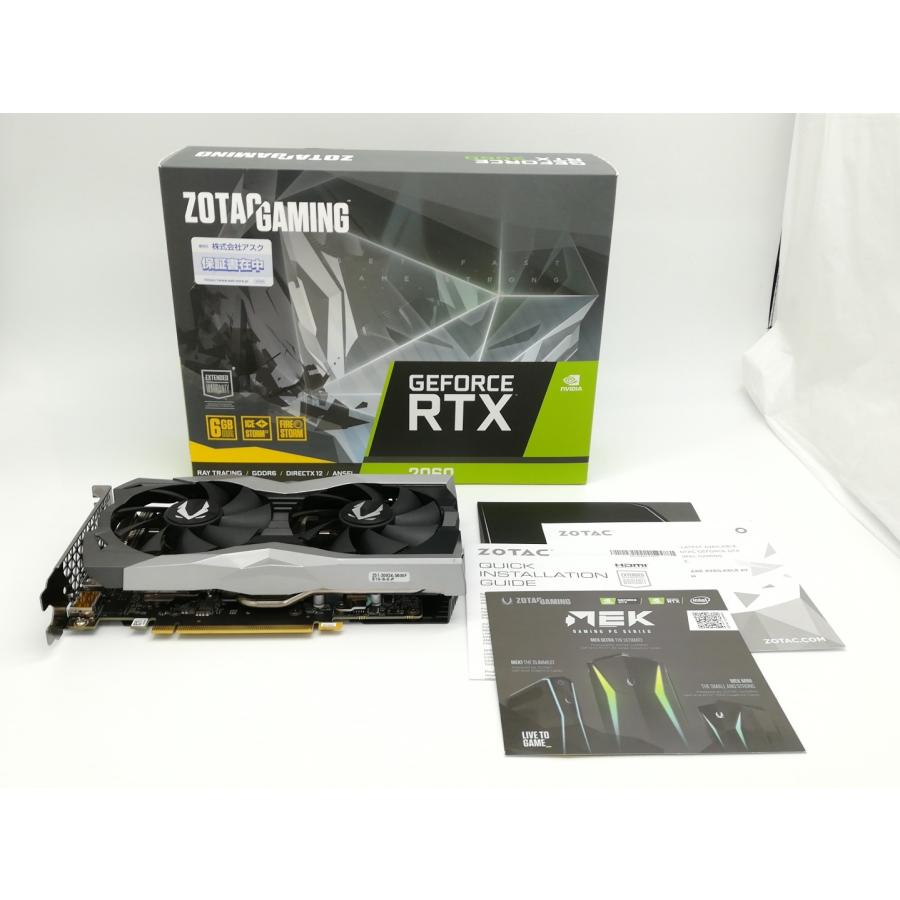 中古】ZOTAC GAMING GeForce RTX 2060(ZT-T20600Q-10M 中古】ZOTAC GAMING GeForce RTX 2060(ZT-T20600Q-10M