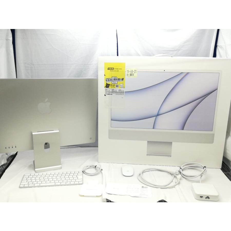 超激安特価 Apple iMac 24インチ A シルバー (M1・2021)保証期間１ヶ月 8C Retinaディスプレイ 8C 256GB  4.5K MGPC3J Macデスクトップ