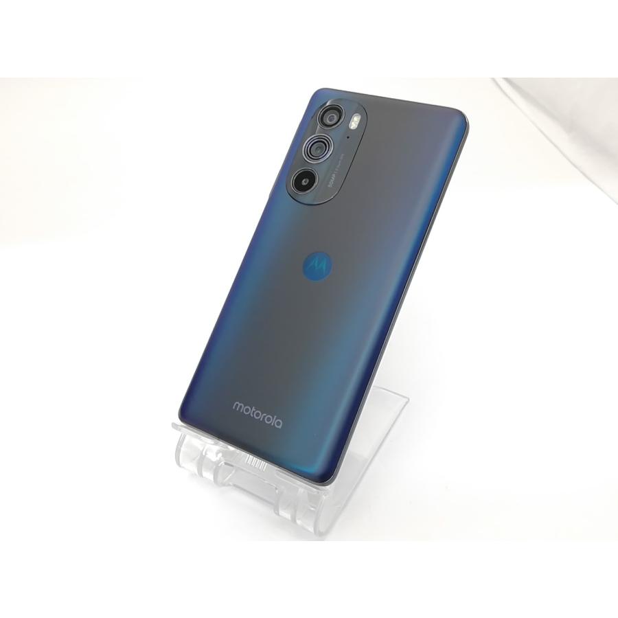 中古】MOTOROLA 国内版 【SIMフリー】 edge 30 pro コスモブルー 12GB 